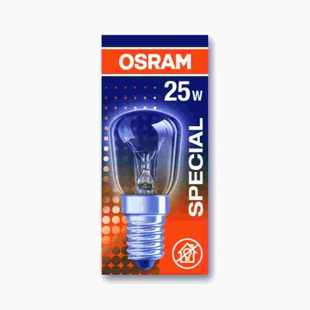OSRAM 4050300309637 SPECIAL T Röhrenlampe, 25W, klar, E14, 230V, Ø26x57mm, 109mA