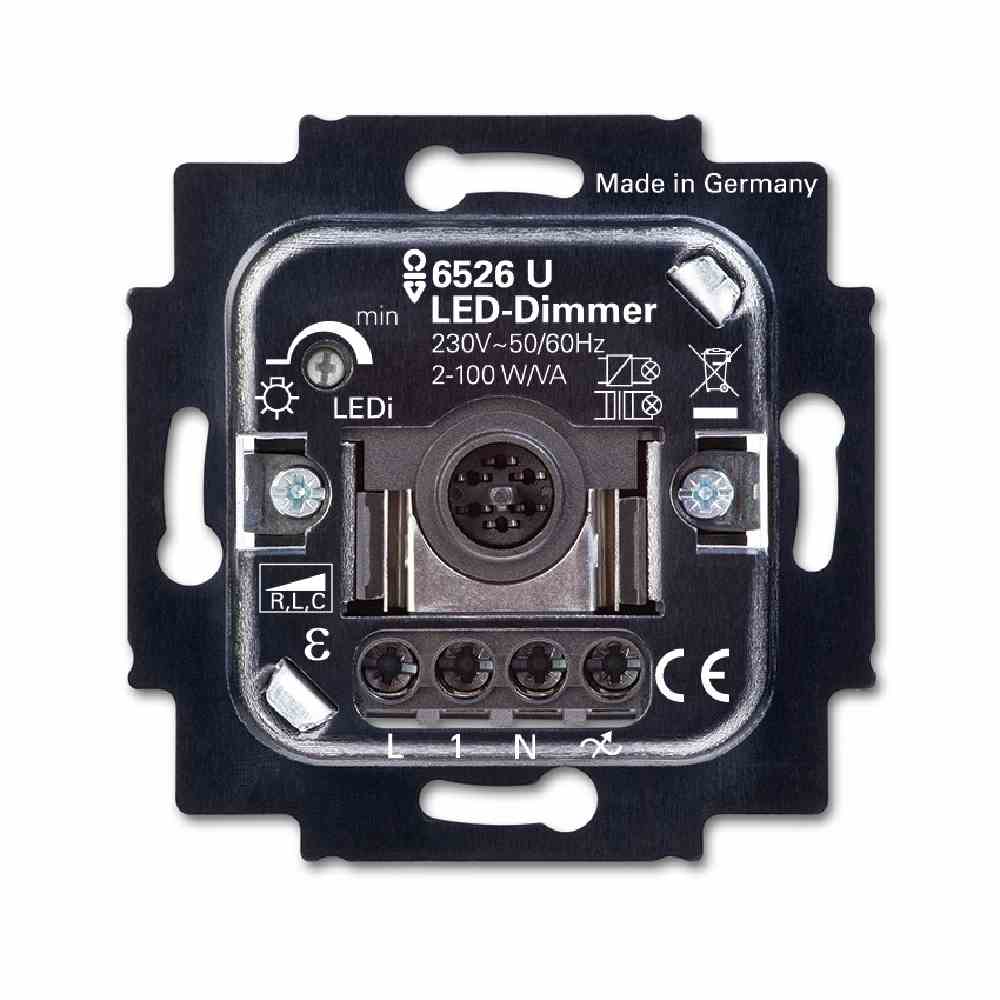 BUSCH-JAEGER 2CKA006512A0322 Tastdimmer, 2-100W, universal, Unterputz, Lichtwertspeicher