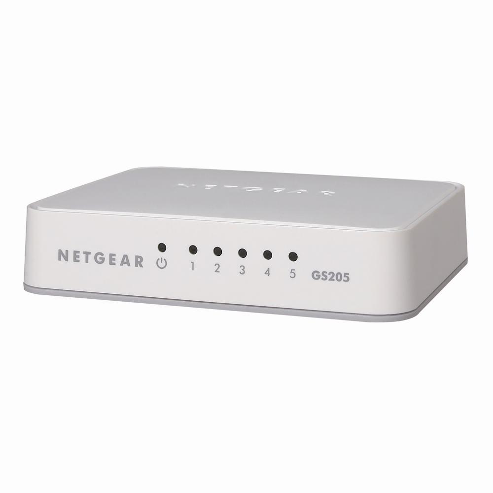 NETGEAR GS205-100PES 5 Port Giga Switch Desktop