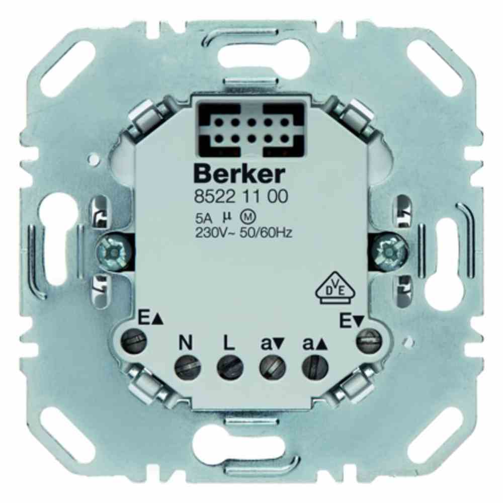BERKER 85221100 BERKER.NET Jalousieschalter-Einsatz, Unterputz, IP00, Schlüssel, elektrische/mechanische Verriegelung