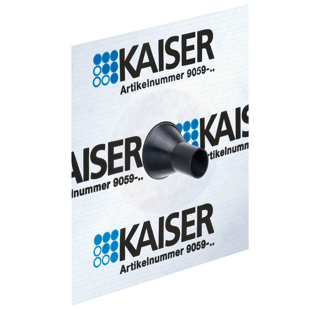 KAISER 9059-48 Luftdichtungsmanschetten 150x150mm für 1 Rohr Ø 15 - 22mm