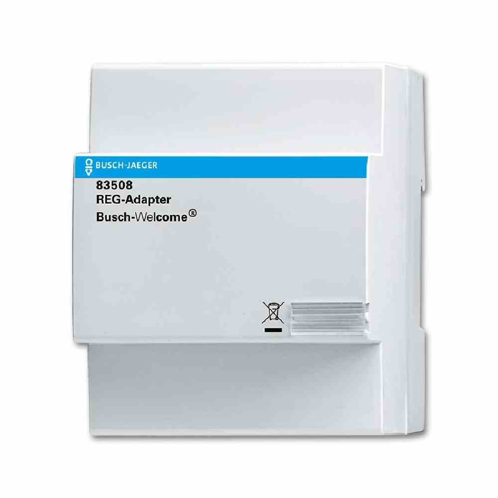 BUSCH-JAEGER 2CKA008300A0548 Adapter, 4f, Aufputz, weiß, Kunststoff, 72x90x65mm