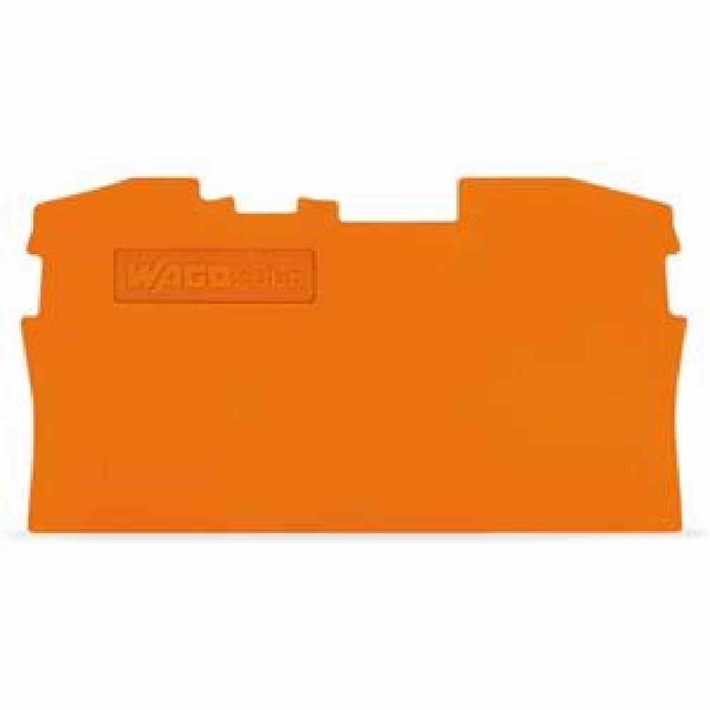 WAGO 2006-1292 Abschluss- und Zwischenplatte 1 mm dick orange