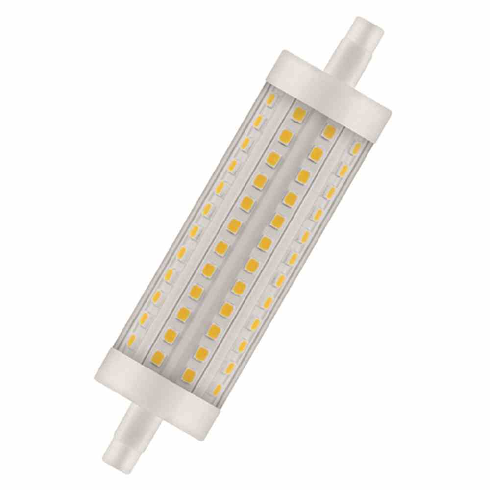 OSRAM 4058075811850 PARATHOM LED-Röhrenlampe, R7s, 15W, 2700K, 2000lm, klar, dimmbar, 300°, AC, Ø29mm