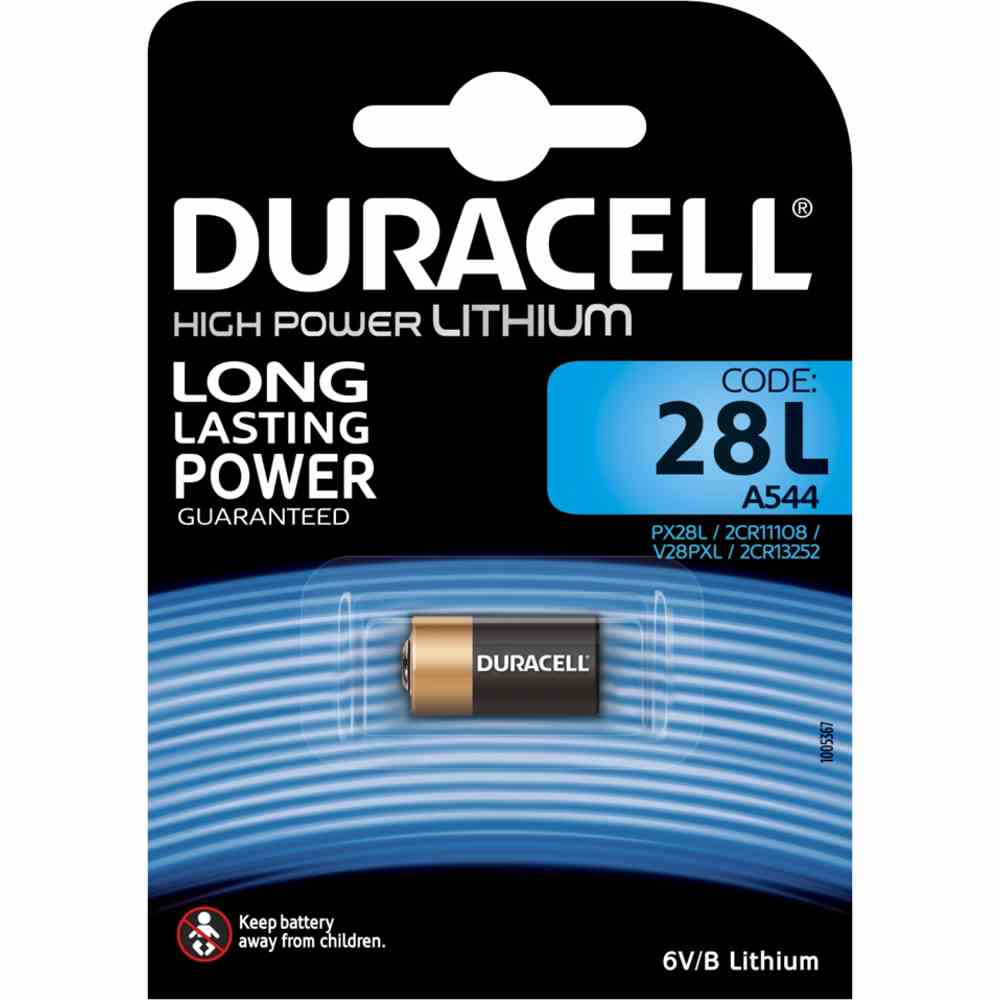 DURACELL 002838 HP Lithium Batterie 3V, 2CR11108, 1er Blister