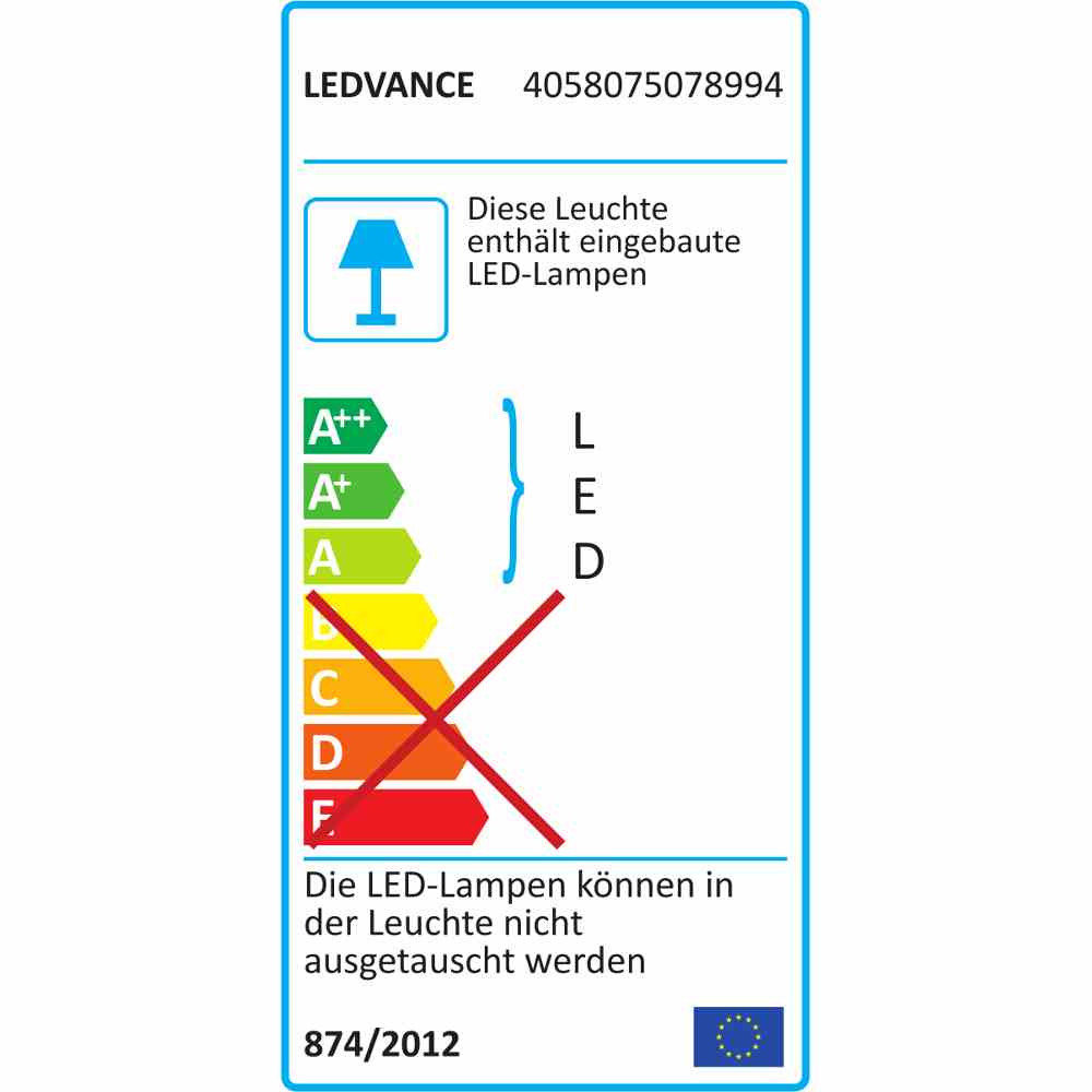 LEDVANCE 4058075078994 SLIM LED-Einbaudownlight, 6W, 1LED, 4000K, 430lm, weiß, Kunststoff, matt, EVG Standard, IP20, Ø105x30mm, Kunststoff opal/matt