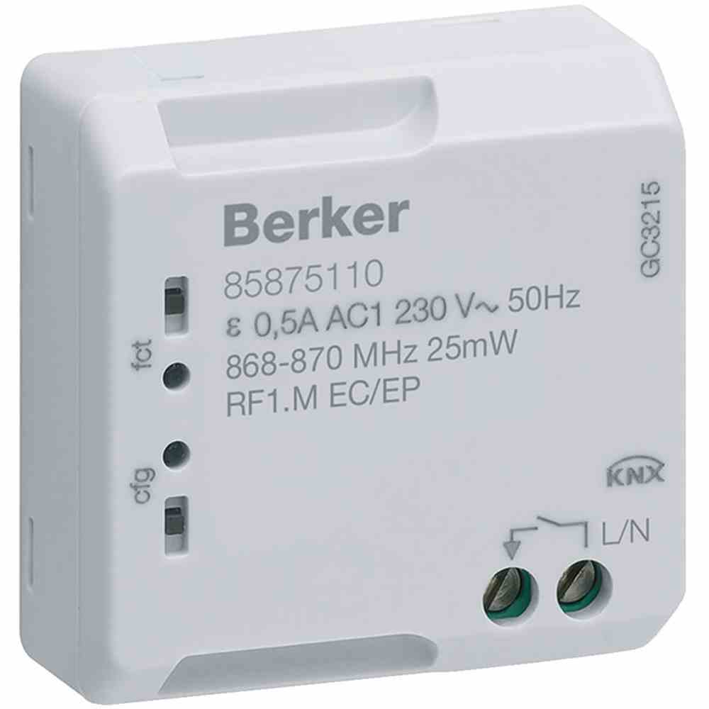 BERKER 85875110 KNX-RF Schaltaktor 1fach