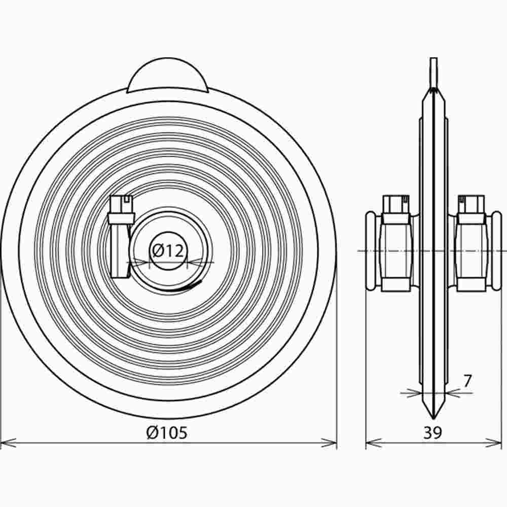 DEHN 478598 Dichtmanschette mit Druckwasserprüfung bis 1 bar für Rd 10mm