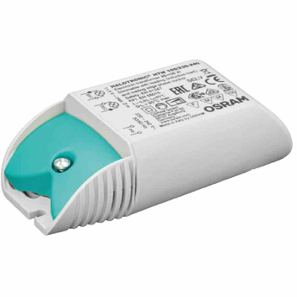 OSRAM 4050300442334 HALOTRONIC PROF Transformator, Mouse, 35-105W, 11,3V, grau, 108x52x33mm, elektronischer Trafo