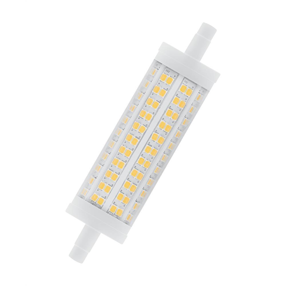 OSRAM 4058075168992 PARATHOM LED-Röhrenlampe, R7s, 17,5W, 2700K, extrawarmweiß, 2452lm, klar, 300°, AC, Ø28mm