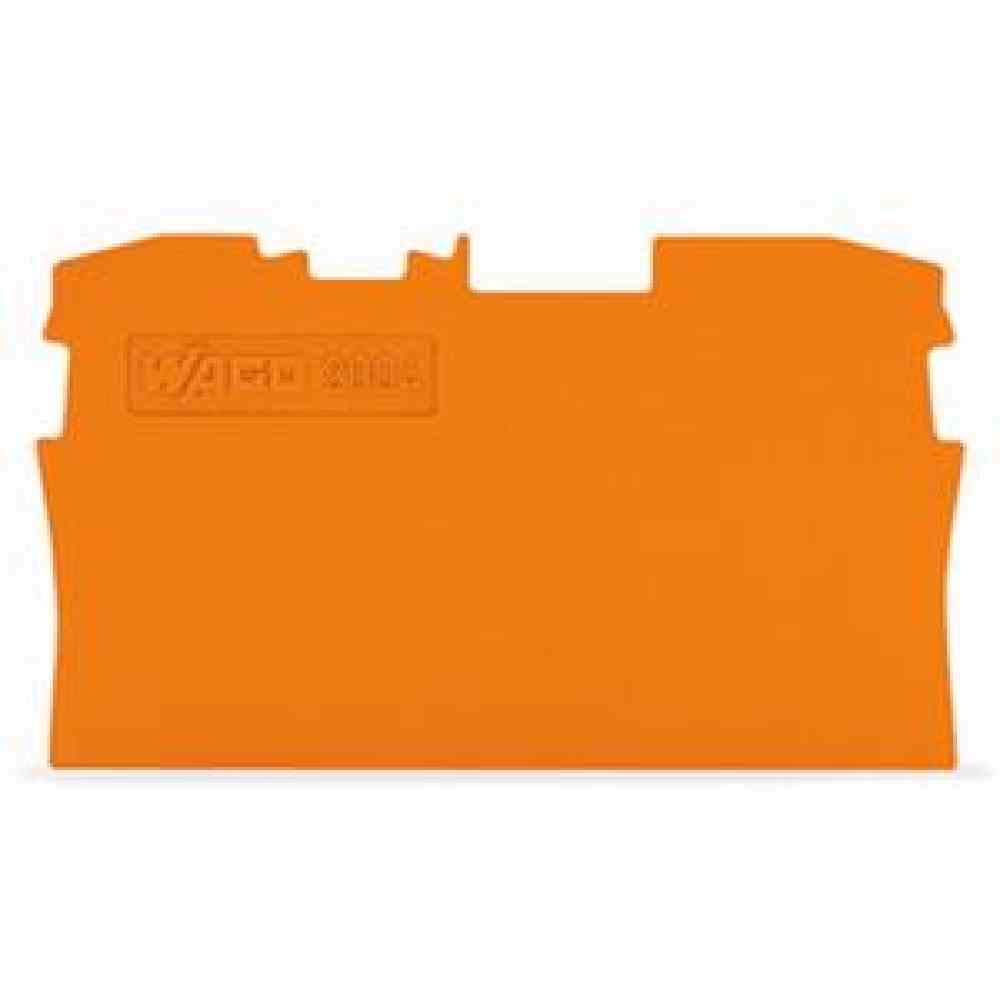 WAGO 2004-1292 Abschluss- und Zwischenplatte 1 mm dick orange