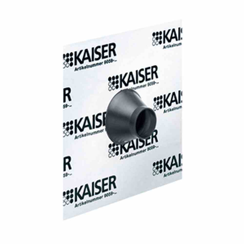 KAISER 9059-51 Luftdichtungsmanschetten 230x230mm für 1 Rohr Ø 42 - 55mm