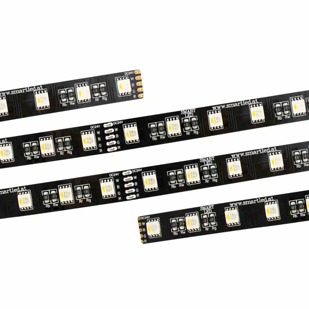 SMARTLED PS3030+6 19-RGBW-IP20 LED Strip 24V/DC, 19,2W/m, Weiß 360lm/m, RGB 500lm/m, 5m/Rolle