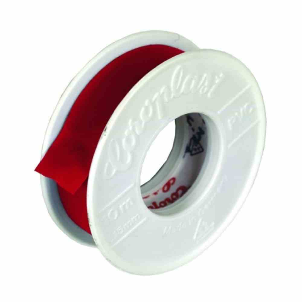 COROPLAST 1386 Isolierband, PVC, 15 mm, 10 m, rot, 105 °C, 0,1 mm, selbstverlöschend, VPE: 20 ROLL